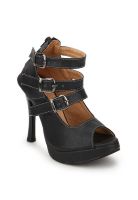 J Collection Black Stilettos