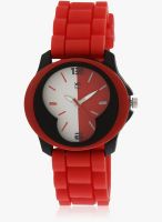 KOOL KIDZ DMK-051-D4 Red/Red/White Analog Watch