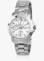 Kenneth Cole Ikc4816 Silver/White Analog Watch
