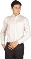 Kriss Men's Printed Casual White Shirt