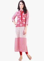 Libas Pink Printed Kurta