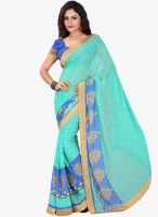 Lookslady Green Printed Saree