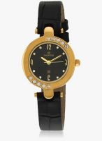 Maxima Black Analog Watch