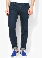 Newport Blue Low Rise Slim Fit Jeans