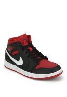 Nike Air Michael Jordan 1 Mid Black Basketball Shoes