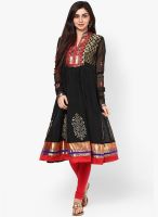 Rangriti Black Printed Kurtas