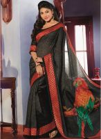 Roop Kashish Black Embellished Sarees