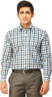 Seven Days Men's Checkered Formal Multicolor Shirt