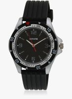 Sonata Nf7930pp02j Black/Black Analog Watch