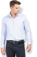 Thisrupt Men's Solid Formal Blue Shirt