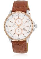 Titan 9496KL01J Brown/White Analog Watch