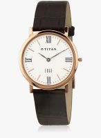 Titan Edge Nd679Wl01 Black/Silver Analog Watch