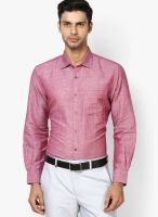 Turtle Solid Maroon Formal Shirt