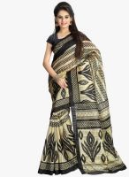 Vaamsi Beige Printed Saree