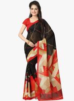 Vaamsi Black Printed Saree