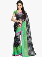 Vaamsi Black Printed Saree