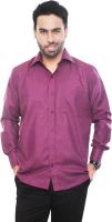 VinaraTrends Men's Solid Formal Pink Shirt VinaraTrends Men's Solid Formal Pink Shirt