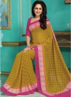 Vishal Yellow Printed Saree