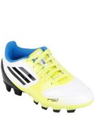 Adidas F5 Trx Fg J White Football Shoes