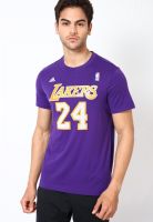 Adidas Kobe Bryant Lakers NBA Purple Sports Jersey