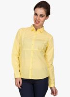 Amari West Yellow Solid Shirt