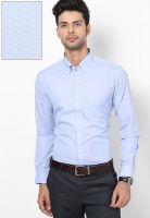 Andrew Hill Button Down Light Blue Full Sleeve Formal Shirt