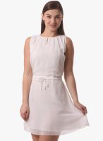 Being Fab White Solid Dress