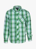 Bells And Whistles Green Casual Shirt