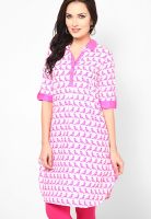 Biba Pink Printed Kurtis