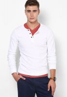 Burton White Henley T-Shirt