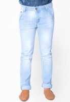 Code 61 Washed Ice Blue Slim Fit Jeans