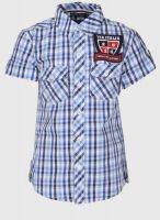 Cool Quotient Blue Casual Shirt