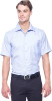 Copperline Men's Solid Formal Blue Shirt