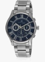 Daniel Klein Dk10220-8 Silver/Blue Analog Watch