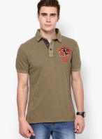 Ed Hardy Olive Polo T-Shirt