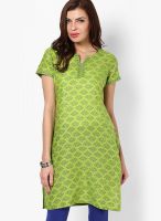 Entropy Green Kurta