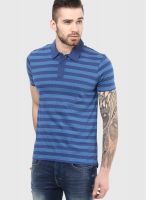 Fame Forever By Lifestyle Blue Polo T-Shirt