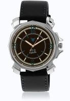 Figo Gl-018 Black/Brown Analog Watch