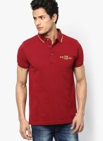 French Connection Red Polo T-Shirt