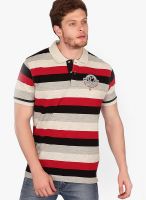 Fritzberg Red Striped Polo T-Shirts