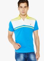 Globus Blue Striped Polo T-Shirts