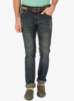 High Star Green Low Rise Slim Fit Jeans