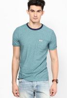 Jack & Jones Aqua Blue Crew Neck T Shirt