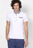 Jack & Jones White Polo T Shirt