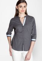 Kaaryah Grey Solid Shirt