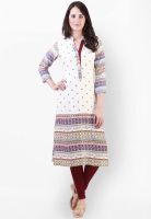 Libas Cream Kurta