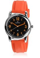 Maxima 28351Pmgi Orange/Black Analog Watch