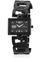 Olvin Quartz 1680 Bm03 Black Analog Watch