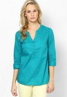 Only Blue 3/4th Sleeve Shirt