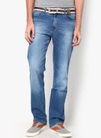 Pepe Jeans Blue Solid Regular Fit Jeans